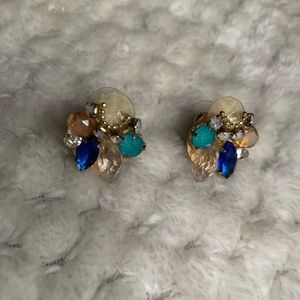 Cluster earrings